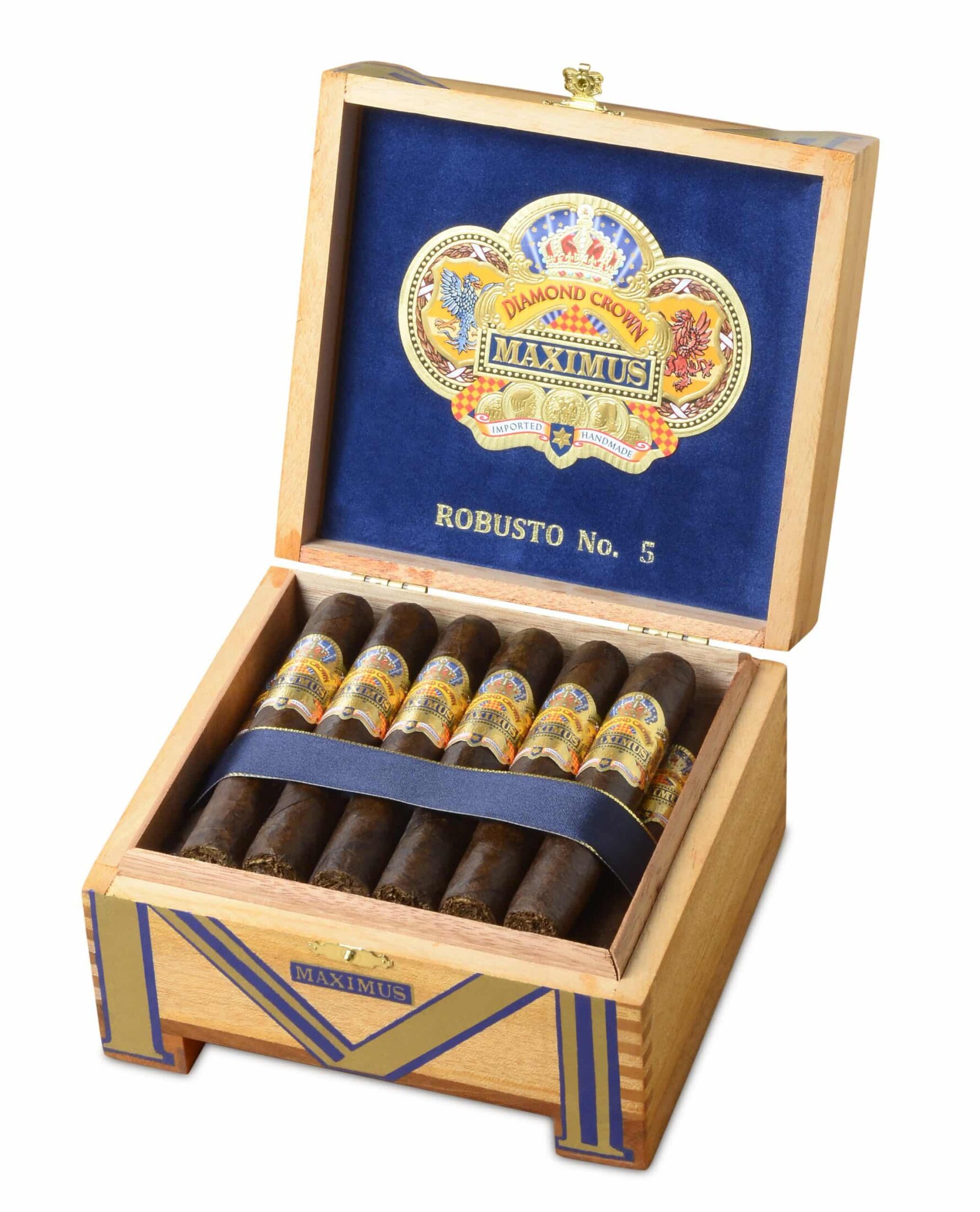 diamond crown maximus robusto number 5 box open