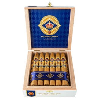 J.C. Newman CIgar Co Diamond Crown Classic No. 7 Pyramid Shape Open Box of 20 Cigars