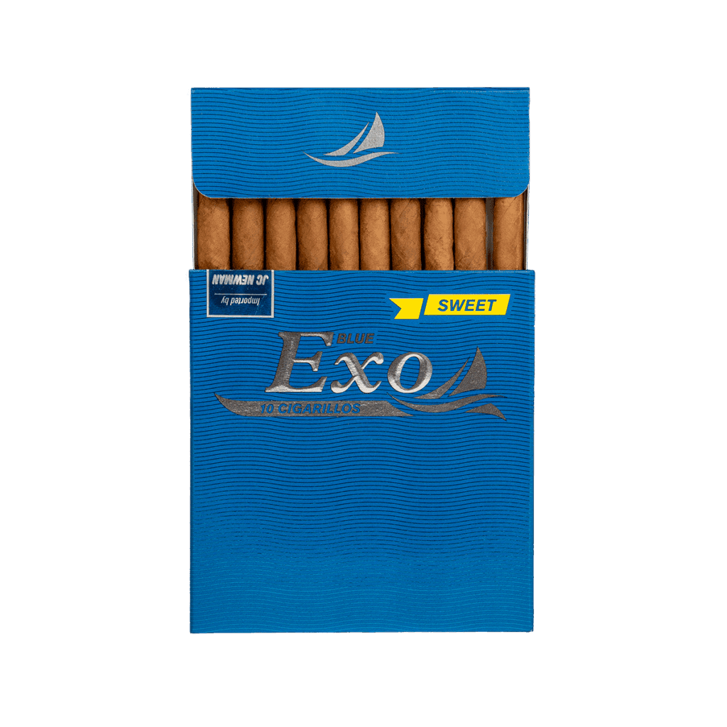 Neos Exotic Sweet Half open packet with 10 cigarillos visible