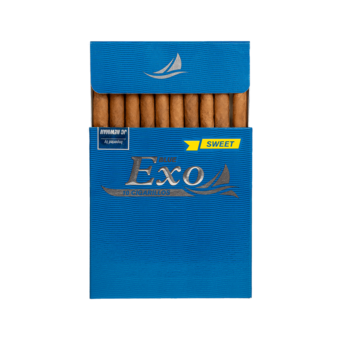 Neos Exotic Sweet Half open packet with 10 cigarillos visible