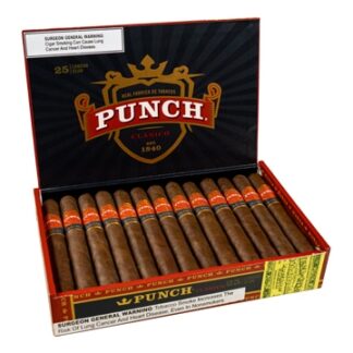 punch clasico london medium honduran club open box of 25 cigars