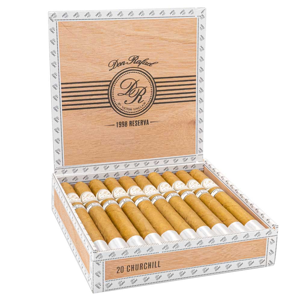 Don rafael 1998 churchill open box of 20 cigars