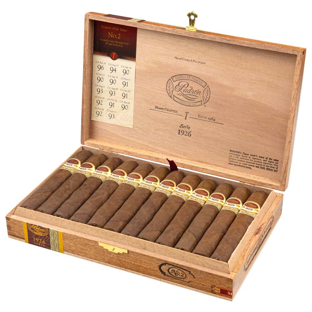 Padron 1926 series No. 2 maduro open box