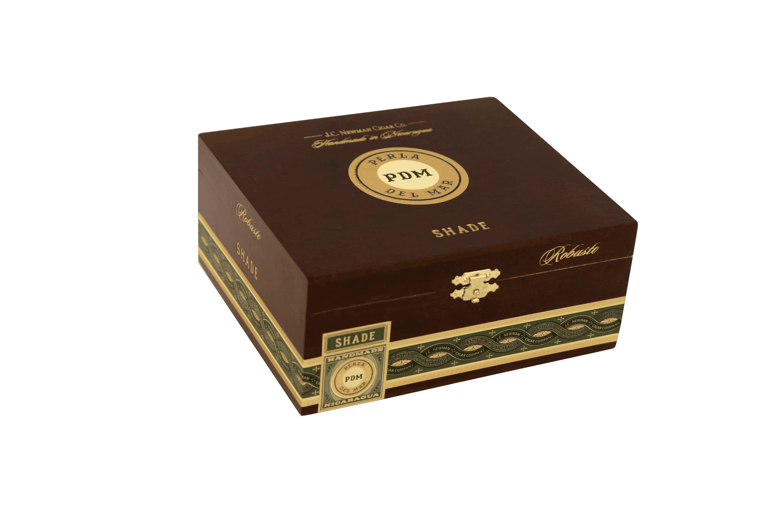 J.C. Newman Cigar Co. Perla Del Mar Shade Robusto Closed Box of Box Pressed Cigars