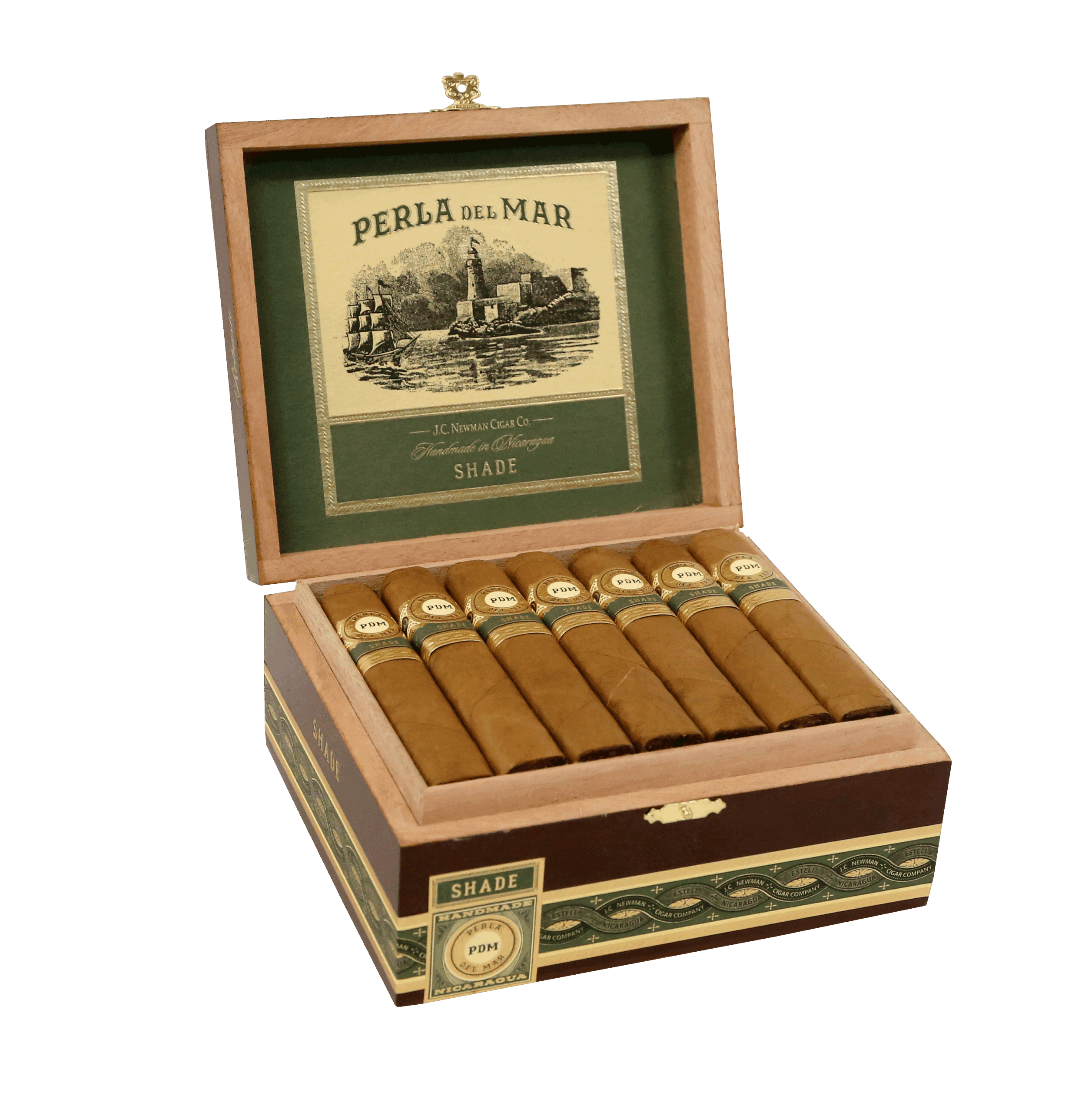 J.C. Newman Cigar Co. Perla Del Mar Shade Robusto Open Box