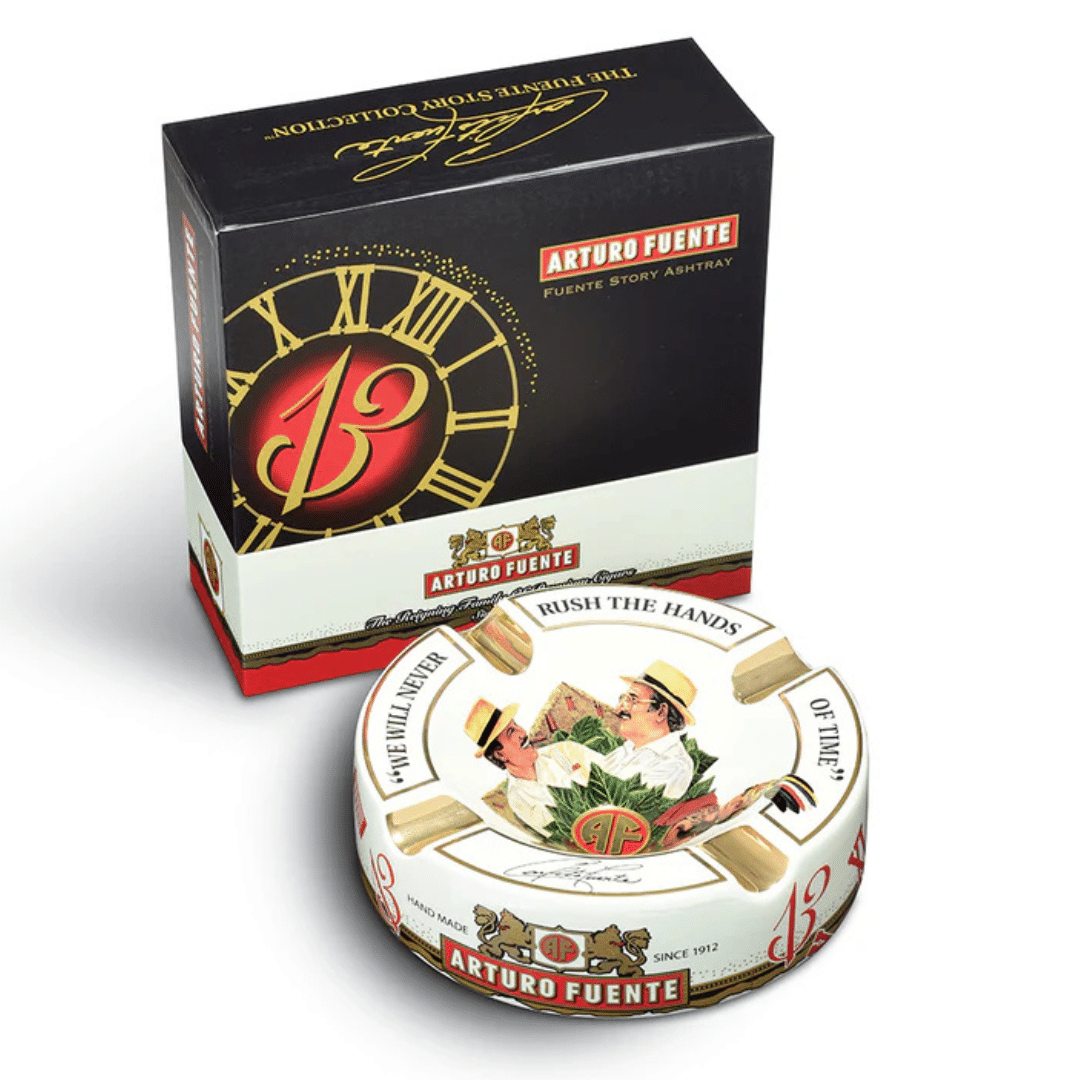 Arturo Fuente Hands of Time Cream Ashtray Outside the Box
