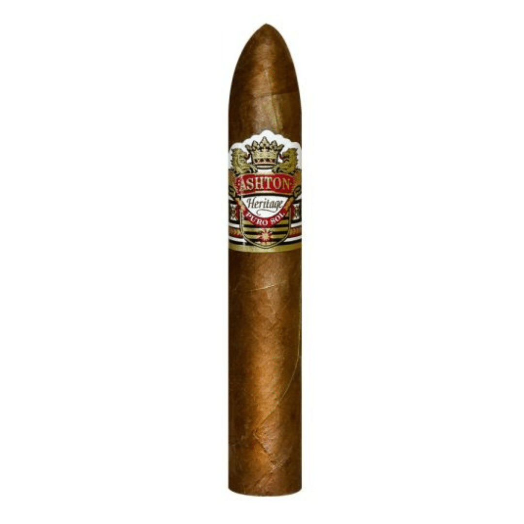 Ashton Heritage Puro Sol Belicoso #2 Single Cigar pyramid torpedo shape