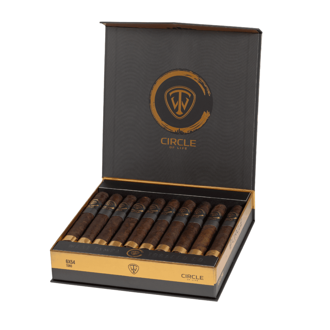 West Tampa Tobacco Company Circle of Life Toro Open Box of 20 Cigars