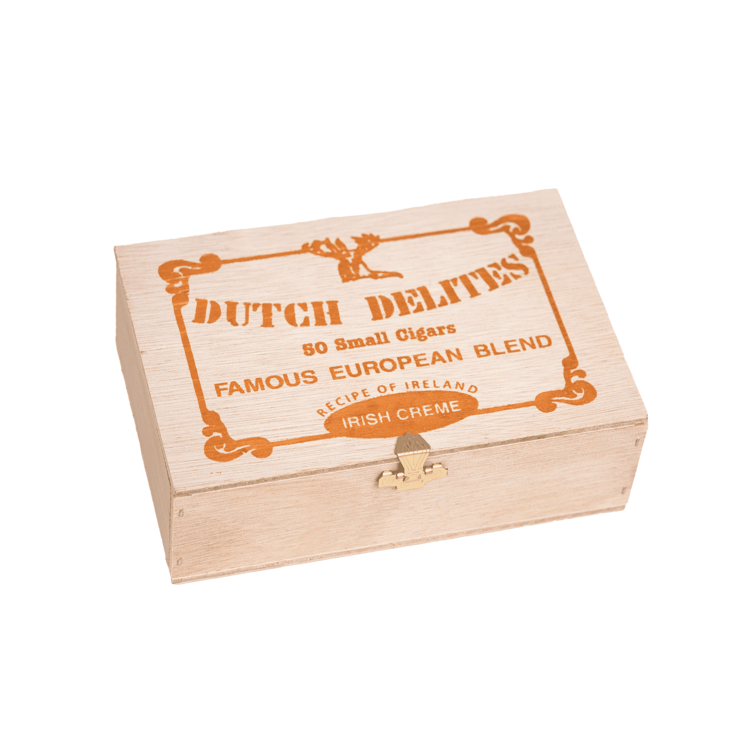 Dutch Delites Irish Coffee Small Cigars. Closed Box of 50 cigars