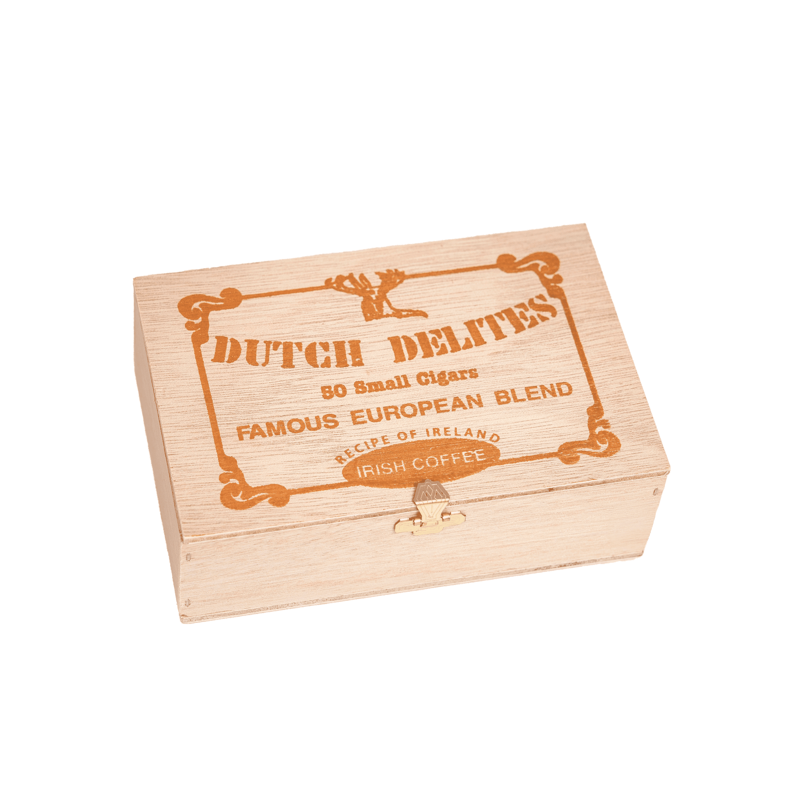 Dutch Delites Irish Coffee Small Cigars. Closed Box of 50 cigars