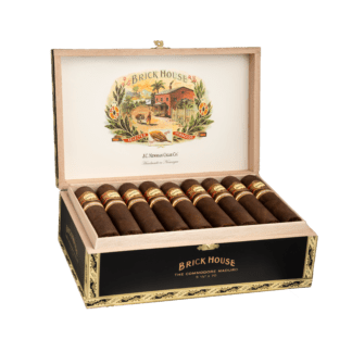 Brick House Cigars open cigar box of commodore maduro cigars