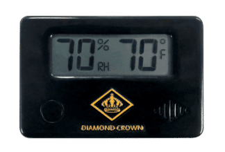Diamond Crown Accessory Digital Hygrometer