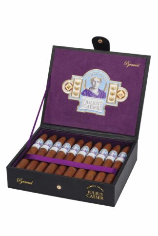 diamond crown julius caeser pyramid box open