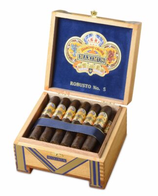 diamond crown maximus robusto number 5 box open
