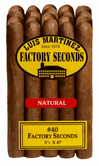 Luis Martinez Factory Seconds # 40 Natural Bundle of 20 Cigars