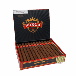 Punch After Dinner Classico 1840 Cigars in an Open Cigar Box of honduran cigars