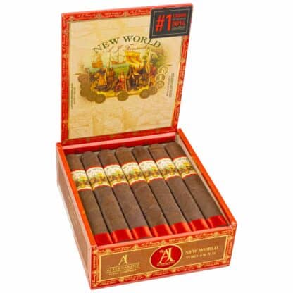 aj fernandez new world toro open box of cigars