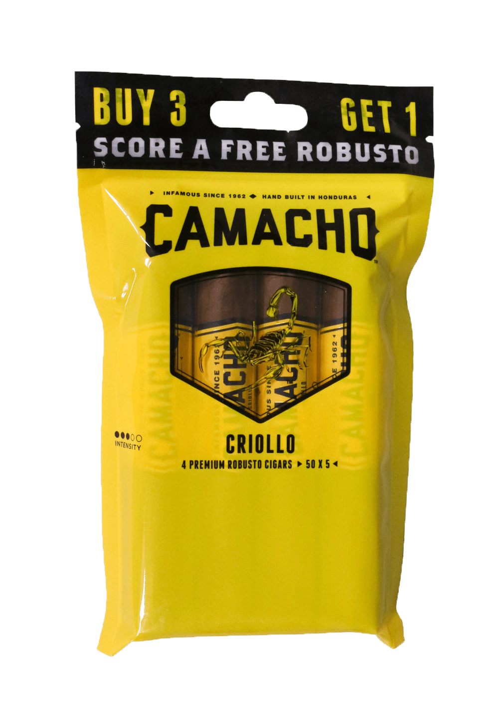 Camacho Criollo Robusto 4pk