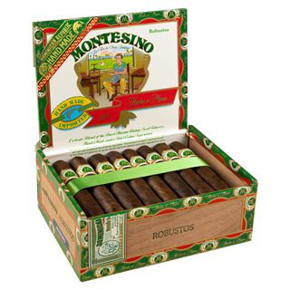montesino robusto open box of cigars